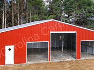All Vertical Roof Style Seneca Barn